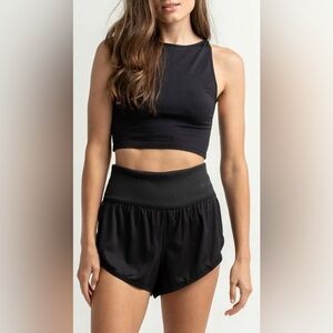 Free People Movement Game Time Shorts, Black, sz S